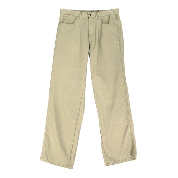 Tommy Bahama Pants Mens 32 Limestone Relaxed Wide Leg Lyocell Blend Chino - Picture 1 of 10